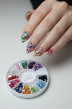 Tırnak Süsleme Taşı - Yüz Süsleme Taşı - Nail Art Süs Taşı - Nail Art Charm Çarm 47 - Görsel 3