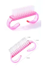 Tırnak Temizleme Fırçası Tırnak Bakımı Toz Temizleme Fırçası Pembe Mini - Görsel 2