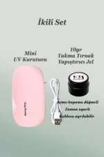 UV Led Tırnak Kurutucu - 10ml Hamur Jel - UV Oje Kurutucu Nail Art Tasarım Jeli