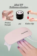 UV Led Tırnak Kurutucu - 10ml Hamur Jel - UV Oje Kurutucu Nail Art Tasarım Jeli - Görsel 2