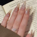 Uzun Stiletto 10 Adet Takma Tırnak Seti T078