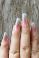 Uzun Takma Tırnak Seti 24'lü. Takma Tırnak Aksesuarları Ve Yapıştırıcı Hediye R808 - Görsel 2