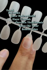 Jel Tips Badem Takma Tırnak 500 Adet EB500 - Görsel 6