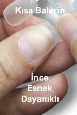 Jel Tips Kısa Balerin Takma Tırnak 500 Adet EB500 - Görsel 6