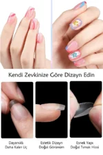 Jel Tips 500 Adet Kare Takma Tırnak EB500 - Görsel 4
