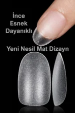 Jel Tips 500 Adet Kısa Yuvarlak Takma Tırnak EB500 - Görsel 5