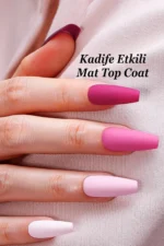 Mat Top Coat 15ml -  Kalıcı Oje ve Protez Tırnak Mat Top Kat - TPO İçermez - Görsel 2