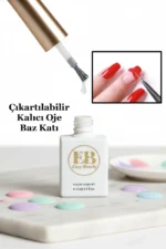 Soyulabilir Baz Kat 15ml -  Kalıcı Oje ve Protez Tırnak Peeloff Base Coat - TPO İçermez - Görsel 2
