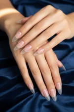 Orta Badem Jel Tips 100 Adet Protez Takma Tırnak Seti