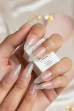 Orta Badem Jel Tips 100 Adet Protez Takma Tırnak Seti - Görsel 5