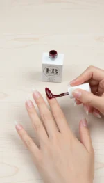 Orta Badem Jel Tips 100 Adet Protez Takma Tırnak Seti - Görsel 9