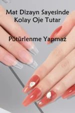 Orta Küt Takma Tırnak 100 Adet Jel Tips - Görsel 3