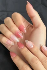 Kısa Badem Takma Tırnak Seti Jel Tips 100 Adet - Görsel 7