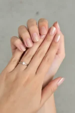 Kısa Oval-Kare Takma Tırnak 100 Adet Jel Tips - Görsel 7