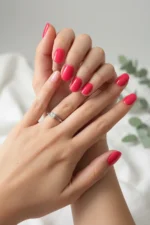 Kısa Oval-Kare Takma Tırnak 100 Adet Jel Tips - Görsel 8