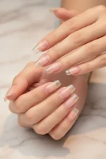 Kısa Küt Takma Tırnak Seti Jel Tips 100 Adet - Görsel 8