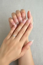 Orta Oval Takma Tırnak Seti 100 Adet Jel Tips - Görsel 2