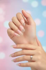 Orta Oval Takma Tırnak Seti 100 Adet Jel Tips - Görsel 3