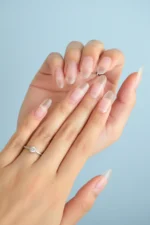 Orta Oval Takma Tırnak Seti 100 Adet Jel Tips - Görsel 4