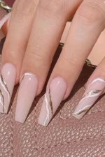 Uzun Küt Jel Takma Tırnak Seti 100 Adet Jel Tips - Görsel 3