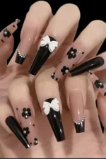 Uzun Küt Jel Takma Tırnak Seti 100 Adet Jel Tips - Görsel 4