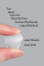 Uzun Stiletto Takma Tırnak 100 Adet Jel Tips - Görsel 4