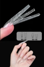 Dual Form Sandviç Tırnak Protez Tırnak Kalıp Üst From - Görsel 6