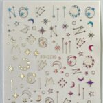 Nail Art Sticker Kendinden Yapışkanlı, Tırnak Süsleme, Tırnak Dövmesi Stikır 1170A