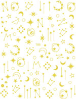 Nail Art Sticker Kendinden Yapışkanlı, Tırnak Süsleme, Tırnak Dövmesi Stikır 1170A - Görsel 3