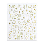 Nail Art Sticker Kendinden Yapışkanlı, Tırnak Süsleme, Tırnak Dövmesi Stikır 1170A - Görsel 4