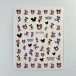 Nail Art Sticker Kendinden Yapışkanlı, Tırnak Süsleme, Tırnak Dövmesi Stikır 1258