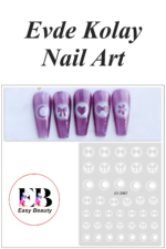 Nail Art Sticker Kendinden Yapışkanlı, Tırnak Süsleme, Tırnak Dövmesi Stikır 2087