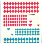 Nail Art Sticker Kendinden Yapışkanlı, Tırnak Süsleme, Tırnak Dövmesi Stikır 2252
