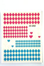 Nail Art Sticker Kendinden Yapışkanlı, Tırnak Süsleme, Tırnak Dövmesi Stikır 2252