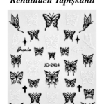 Nail Art Sticker Kendinden Yapışkanlı, Tırnak Süsleme, Tırnak Dövmesi Stikır 2414