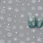 Nail Art Sticker Kendinden Yapışkanlı, Tırnak Süsleme, Tırnak Dövmesi Stikır 2684G