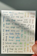 Nail Art Sticker Kendinden Yapışkanlı, Tırnak Süsleme, Tırnak Dövmesi Stikır 360 - Görsel 3