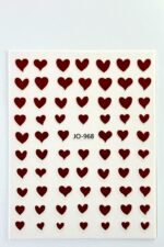 Nail Art Sticker Kendinden Yapışkanlı, Tırnak Süsleme, Tırnak Dövmesi Stikır 968 - Görsel 2