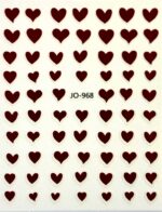 Nail Art Sticker Kendinden Yapışkanlı, Tırnak Süsleme, Tırnak Dövmesi Stikır 968 - Görsel 3