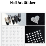 Nail Art Sticker Kendinden Yapışkanlı, Tırnak Süsleme, Tırnak Dövmesi Stikır H220
