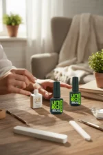 UNO Rubber Base Coat 15ml Protez Tırnak Jeli Baz Kat Rubber Base Gel - Görsel 2