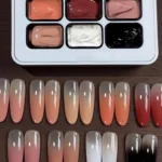 9 Renk Ombre Ojesi Kalıcı Oje Set Stampa Ojesi Ombre Paleti