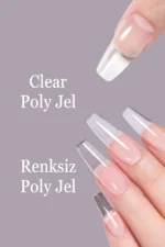 30ml Şeffaf Protez Tırnak Jeli Poly Jel Evde Kolay Protez Tırnak Yap Polygel Polijel Poly Gel 1 - Görsel 5
