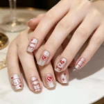 Kedi Gözü Kısa Tırnak 10 Adet Takma Tırnak Seti T032