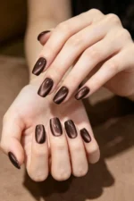 Kedi Gözü Kısa Tırnak 10 Adet Takma Tırnak Seti T044