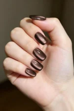 Kedi Gözü Kısa Tırnak 10 Adet Takma Tırnak Seti T044 - Görsel 5