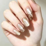 Kedi Gözü Kısa Tırnak 10 Adet Takma Tırnak Seti T045