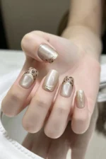 Kedi Gözü Kısa Tırnak 10 Adet Takma Tırnak Seti T045 - Görsel 5