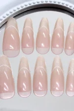 Kedi Gözü Uzun Stiletto Tırnak 10 Adet Takma Tırnak Seti T107 - Görsel 4