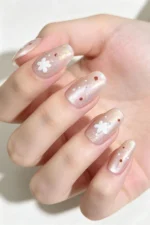 Kedi Gözü Kısa Tırnak 10 Adet Takma Tırnak Seti T176